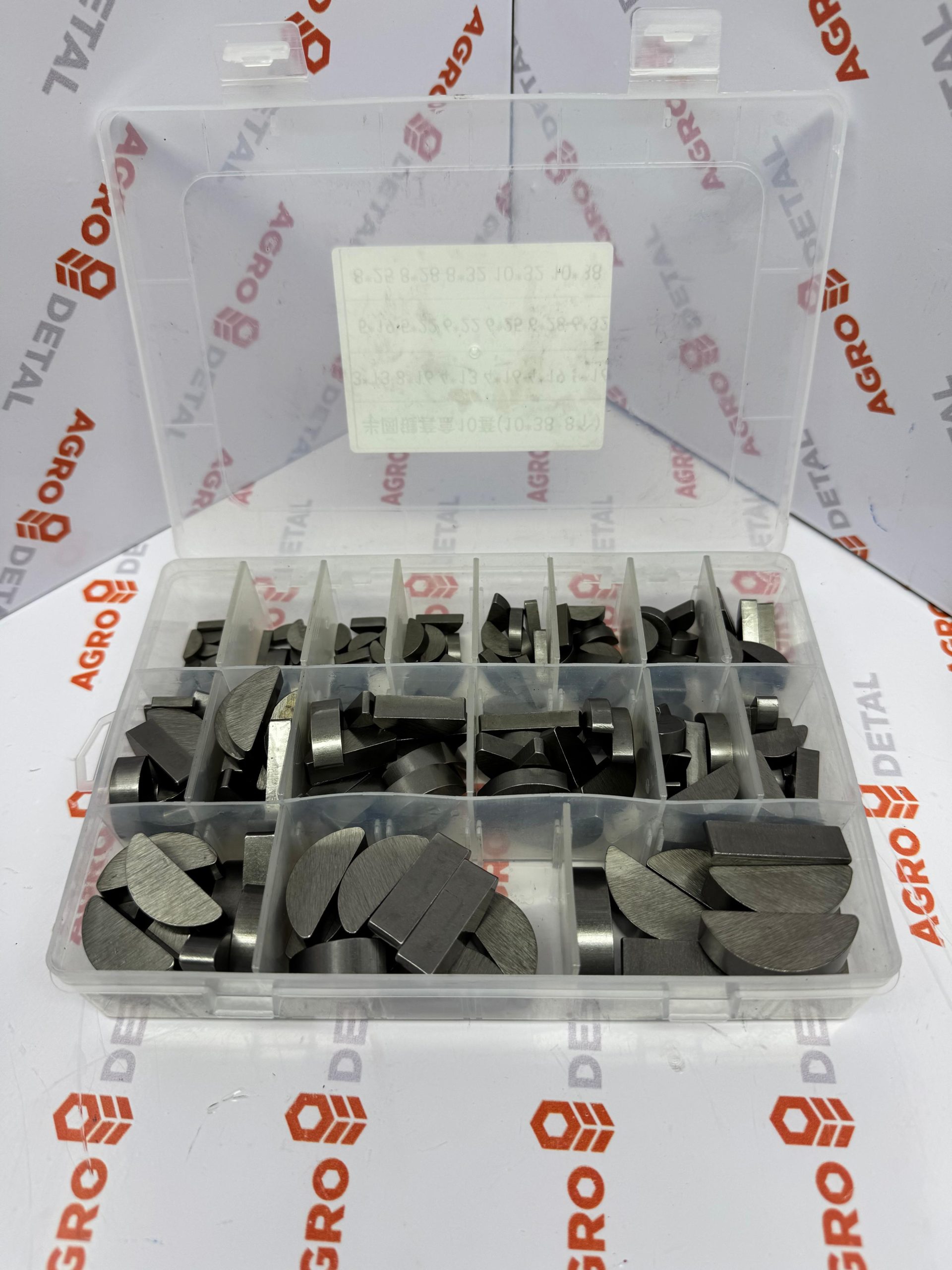 Комплект набор полу круглых шпонок (от 3*13 до 10*38) аналог, Полу овальные шпонки 5199 ‣ Запчасти для сельхозтехники в Шымкенте| Agrodetal.kz